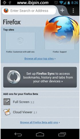 20120516091922 火狐手机浏览器 Firefox Beta For Android(很不错的浏览器)