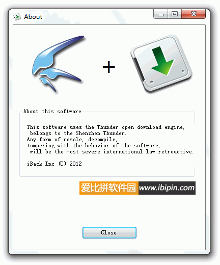 20120504101411 iBackDownloader 1.0.0.0004(第三方超精简迅雷)