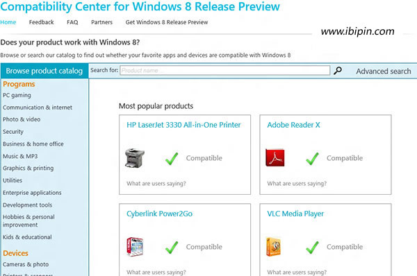 20120605143053 Windows 8兼容性如何?微软兼容性中心告诉你