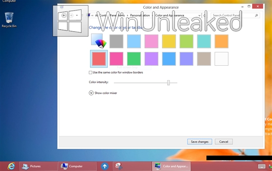 Windows 8最新版全新UI视觉主题曝光