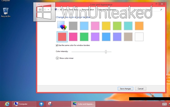 Windows 8最新版全新UI视觉主题曝光