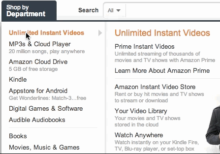 揭秘 Amazon 反应速度超快的下拉菜单插图 揭秘 Amazon 反应速度超快的下拉菜单插图
