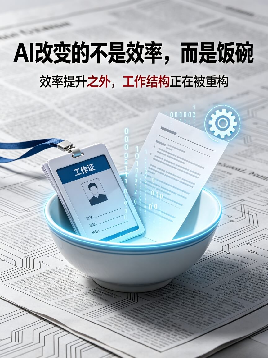 深度思考:AI改变的不是效率,而是饭碗插图 深度思考:AI改变的不是效率,而是饭碗插图