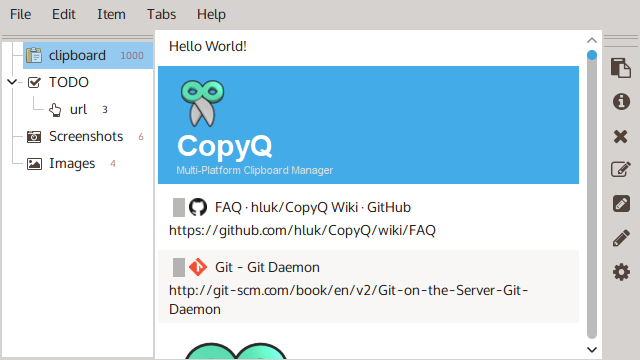 CopyQ 16.0.0 正式版(强大高效的开源剪贴板管理工具)插图 CopyQ 16.0.0 正式版(强大高效的开源剪贴板管理工具)插图